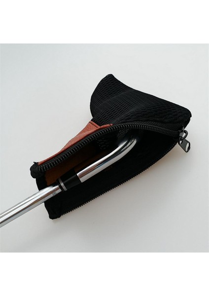 Örgü Blade Golf Kulübü Atıcı Başlık Kapak Fermuar ile Başak Kapalı Kahverengi(Yurt Dışından) modelleri