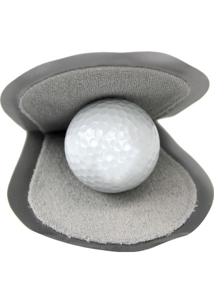 Taşınabilir Golf Topu Temizleyici Silecek Islak Islak Içinde Cep Topu Silecek Simli Gri fırsatları