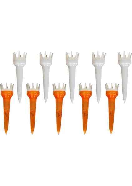 10 Adet Premium Pe Plastik Golf Tees Taç Pençe Tee Değiştirme Çeşitli 50MM modelleri