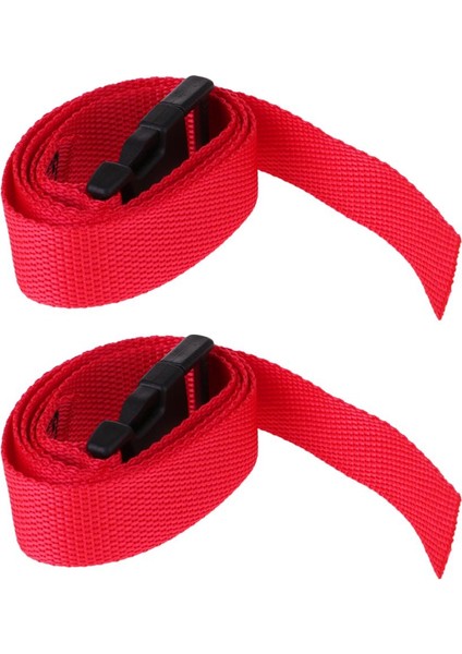 2 Adet Golf Arabası Dokuma Sapanlar Hızlı Yayın Bavul Kravat Aşağı Kemer Kırmızı indirimleri