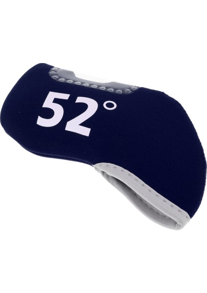Premium Neopren Golf Demir Atıcı Başkak Başlığı Koruyucu Kapak Aksesuarları 52 Derece Donanma Mavi(Yurt Dışından)