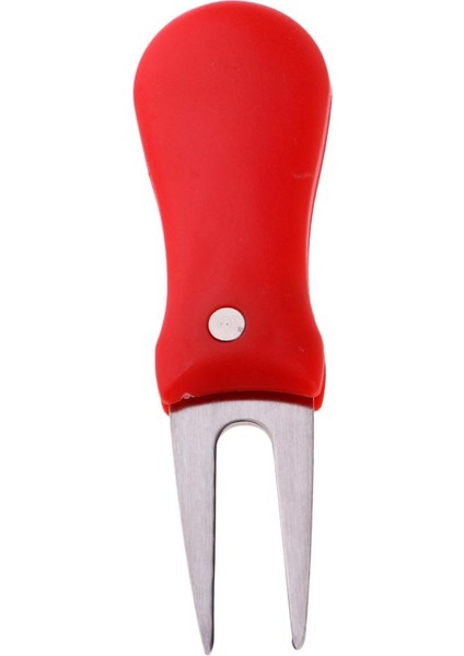 Pitch Onarım Divot Switchblade Aracı Oluk Temizleyici Golf Topu Marker Kırmızı indirimleri