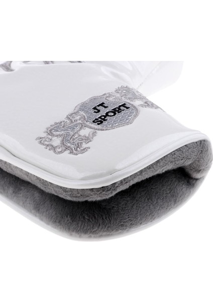 Kafatası Manyetik Golf Blade Atıcı Kafa Kapak Headcover Koruyucu Çanta Beyaz modelleri