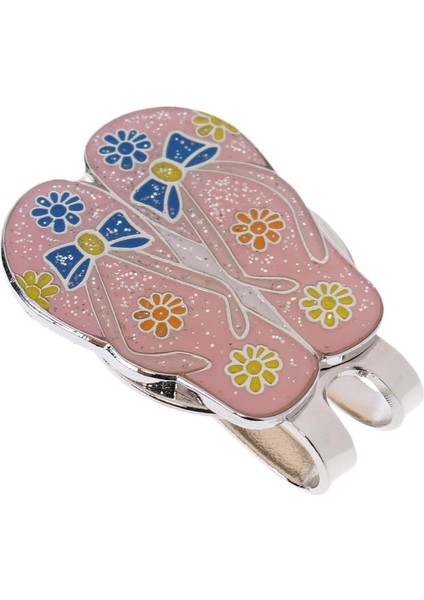 Alaşım Golf Topu Marker Manyetik Şapka Klip Kelepçe Golfçü Hediye Terlik