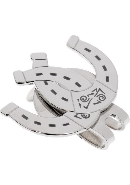 Manyetik Çıkarılabilir Golf Topu Marker Horseshoe ile Alaşım Şapka Klip(Yurt Dışından)