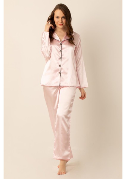 Uzun Kollu Saten Pijama Takımı fiyatları