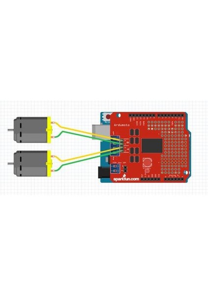 Ardumoto Motor Sürücü Shield  - L298P Motor Sürücü Modül