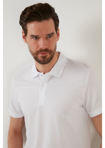 Regular Fit Pamuklu Düğmeli Polo T Shirt Erkek Polo 5902326 fırsatları