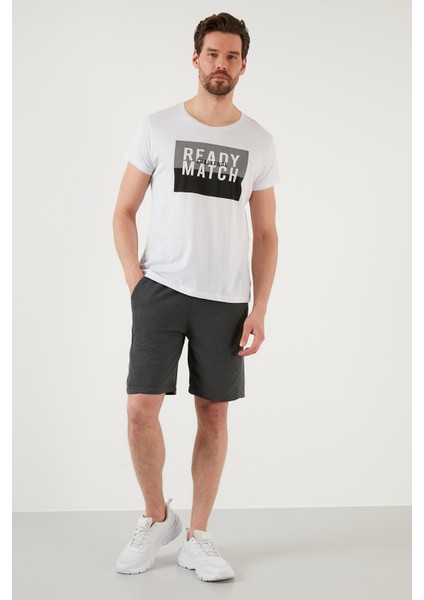 Pamuklu Elastik Bel Bantlı Cepli Short Erkek Short 568B801