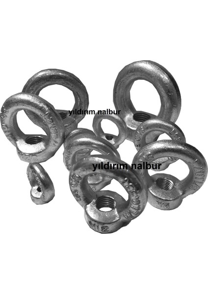 2 Adet Aybolt M20 Halka Civata Dişi Çekme Halkası Mapa Büyük Boy Çeki Halkası modelleri
