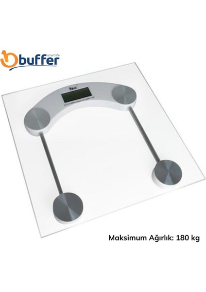Buffer Dijital Kare Cam Baskül Darbelere Karşı Dayanıklı Terazi Yüksek Hassasiyetli Tartı Tf 1052 fiyatları