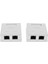 Charmant 8 Parça Cat6 2 Port Yüzey Montaj Çıkış Kutusu Faceplate Geri Kutu Combo 2