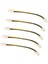 Charmant 5 Adet 18 cm / 7 Inç 4-Pin Güç Uzatma Kablosu Atx 12 V 4 Pin Lp4 Fiş 1