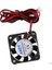 Charmant Fırçasız 12 V Soğutma Fanı 40MM 4010 9 Bıçakları 2pin Konektörü 5 Adet Cpu Soğutucu 1