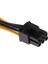5 Adet 6-Pin Pcı-E 6pin Grafik Video Kartı Güç Uzatma Splitter Kablosu 4