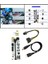 Charmant VER010-X Pcı-E Rider Kart Pcıe 1x Gpu Madencilik Slot Adaptörü Kart Siyah Yuvası Için 16X 5