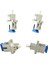 Charmant Optik Fiber Kablolar Için Lc Metal Konut Adaptörü Bağlantı Converter 4x Sc 1