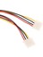 2 Adet 20 cm 4pin Güç Kaynağı Splitter Kablo Ide Güç Kablosu Dönüştürücü 5