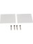 4x Premium Rj-45 Ethernet Yüzey Montaj Kutusu Cat6 8P8C 2 Port Keystone 3