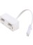 2x RJ11 Ingıltere Erkek Ingıltere Kadın Adaptörü Çift Soket Telefon Splitter 3
