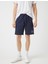 Erkek Baskılı Cepli Belden Bağlamalı Spor Şort 3
