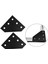 2-Pack 5-Hole Ortak Kurulu Plaka Birleştirme Plaka Braketi 3D Yazıcı Çerçevesi Için 5 Delik L Şeklinde 5