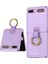 Samsung Galaxy Z Flip Kılıf Flip Ring Kıpta Şık Tasarım Kapak 1