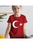 Bayrak Baskılı Kısa Kollu 23 Nisan 19 Mayıs 30 Ağustos 10 Kasım Süper Kalite Unisex Çocuk T-Shirt 2