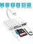 NK108L Apple iPhone Lightning To Tf Sd USB Dosya Aktarım Kart Okuyucu Çevirici Adaptör 2