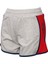 931441-9098 Normal Bel Regular Fit Düz Açık Gri Kadın Şort 1