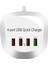 USB Şarj Hub Qc 3.0 4 USB Bağlantı Noktaları 115 cm Kordon Kompakt Hafif Fişli 2