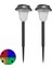 2 Adet Çim Açık Güneş Enerjili Otomatik Açma / Kapalı Rgb Süper Parlak Peyzaj Lambası Yolu Için (Yurt Dışından) 4