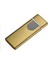 Alevsiz Çakmak Parmak Izli Dokunmatik Sensör USB Şarjlı Dekoratif Gold 1