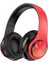 Spor Kulaklıklar Bluetooth Kablosuz Şarj Edilebilir Kulaklıklar Fm Tf Kırmızı + Siyah 1