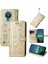 Kılıf Nokia 1.4 Çevirme Cüzdan Kabartmalı Kapak Etui Housse Kedi Köpek Deseni - Altın 1