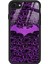 Apple iPhone 7 - 8 Lila Batman Tasarımlı Glossy Telefon Kılıfı 1