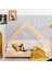 Ahşap Yatak Montessori Karyola Doğal Çam 90X190 Modera 2