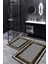 Geometrik Desenli Modern 2'li Halı Takımı (60X100/40X60) - ES1218 1