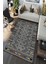 Esta Kilim Desenli Gri Halı (Makinada Yıkanabilir Kaymaz Dot Taban) - ES1204 1