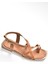 Taba Hakiki Deri Parmak Arası Kadın Sandalet M291841203 5