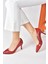 Bordo Rugan Baskı Kadın Ince Topuklu Stiletto L253970024 3