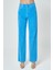 Diana Mercan Rengi Yüksek Bel Dad Straight Fit Fermuarlı Jean Pantolon C 4517-048 2