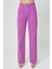 Diana Açık Mor Aplike Cep Detaylı Yüksek Bel Dad Straight Fit Fermuarlı Jean Pantolon C 4517-050 2