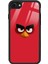 Apple iPhone 7 - 8 Red Angry Birds Tasarımlı Glossy Telefon Kılıfı 1