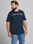2YETSBS32580 12184987 On Buyuk Beden 0 Yaka Kısa Kol Tshirt Lacivert 1