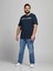2YETSBS32580 12184987 On Buyuk Beden 0 Yaka Kısa Kol Tshirt Lacivert 4