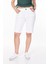 2YBSHBL31884 Org Marka Store E.marella 513102152 513114252 5 Cep Paca Ucu Yırtmaclı Short Beyaz 1