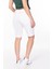 2YBSHBL31884 Org Marka Store E.marella 513102152 513114252 5 Cep Paca Ucu Yırtmaclı Short Beyaz 3