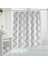 Çizgili Banyo Duş Perdesi-Lüx Küvet Perdesi 180X200CM Duşakabin Perde 4