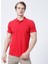 Slim Fit Pike Desenli Kırmızı Erkek Polo T-Shirt - 222 Lcm 242057 Twins 1